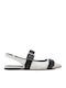 Ballerinas With strap White