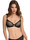 Bra with Light Padding Underwire Black