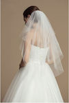 Ivory Bridal Veil 2 Layers Fifi