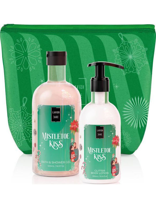 Lavish Care Mistletoe Kiss Set Îngrijire pentru Hidratare & Curățare corp 3buc