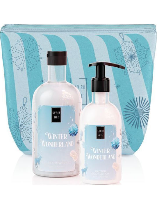Lavish Care Winter Wonderland Комплект за грижа за кожата за Хидратация & Почистване на тялото 3бр
