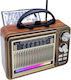 370052_br Retro Tragbares Radio Solar mit Bluet...