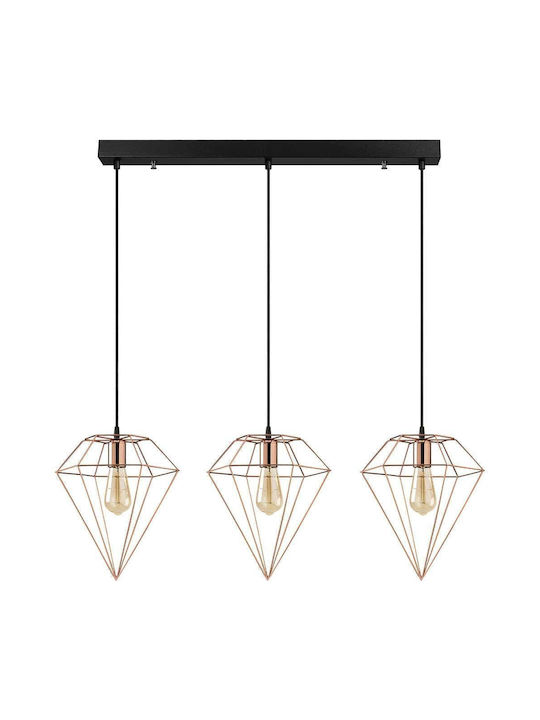 Opviq Pendant Light Black Rail 100x30x134cm