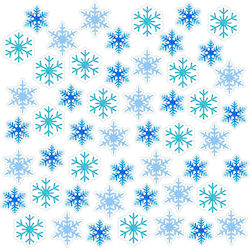 Edible Designs Snowflake Set 51 Pieces