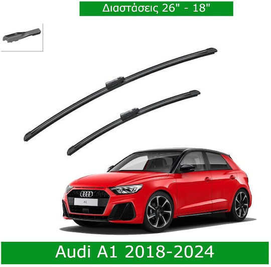 Bosch Aerotwin 3398000033 Front Wiper Blades Set Audi A1 2018 2019 2020 2021 2022 2023 2024 Set 65cm 45cm 26" & 18" 2 Pieces