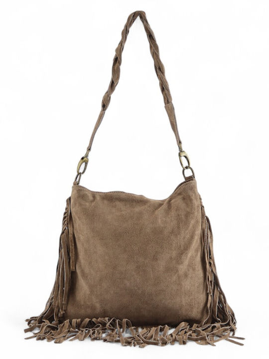 Passaggio Leather Δερμάτινη Γυναικεία Τσάντα Ώμ...