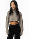 Παιδικό Crop Top Μακρυμάνικο Grey
