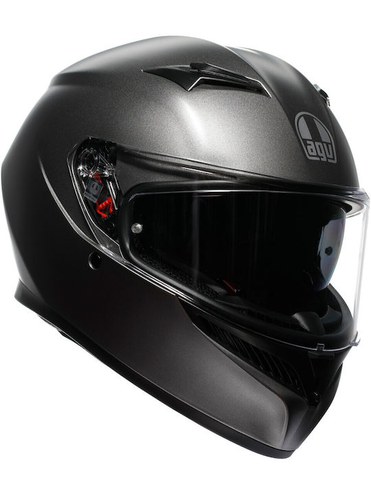 AGV K3 MPLK Mat Luna Grey Motorcycle Helmet Ful...