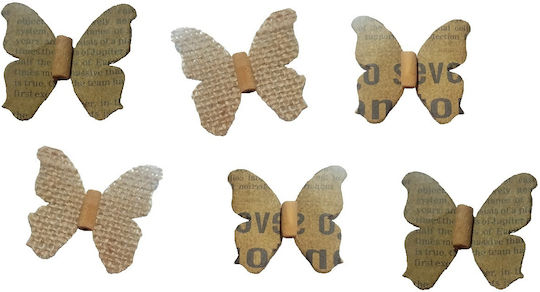 Tatu Moyo Papier Dekoratives Tier für DIY-Bastelprojekte Beige 10Stück