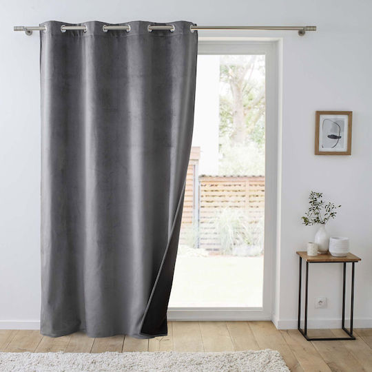 L-c Polarchic Mit Grommet Graue 140x260cm