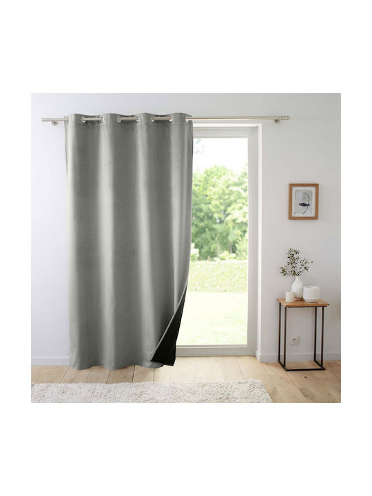 Perdea Cu Capse L-c Polarchic Gri 140x260cm
