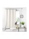 Douceur d'Intérieur Curtain With Tab Top L-c Essentiel Beige 140x260cm