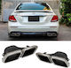 Exhaust Tips Mercedes-Benz E-Class W213 16+ GLC-Class X253/C253 15-17 AMG Look 2 Pieces