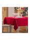 Tablecloth Stain Resistant L-c Flocons Red 140x240cm