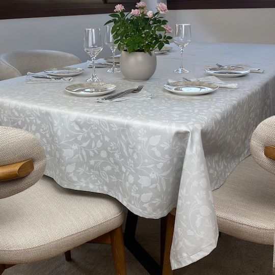 Astron Italy Set 7 Pieces Tablecloth Gray 140x180cm