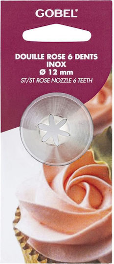 Gobel Tülle für Konditorei Spritzbeutel Inox 1.2cm R.49324
