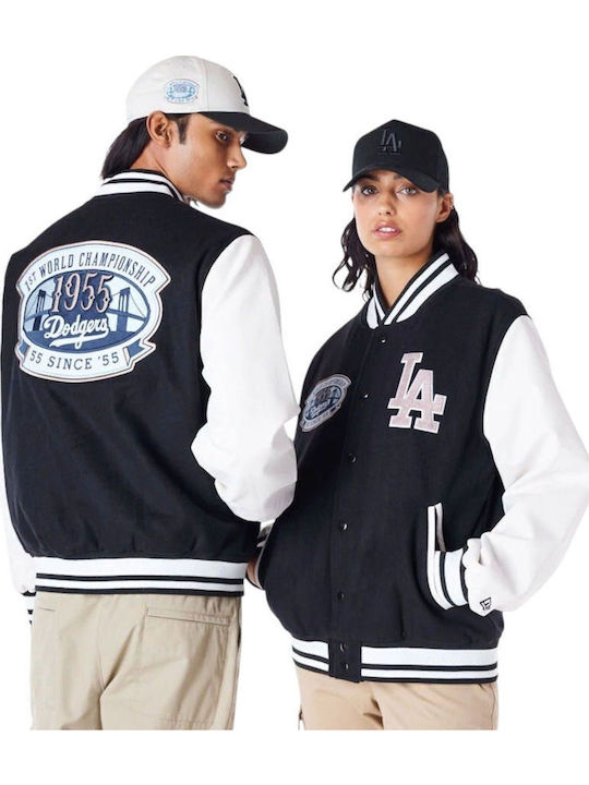 New Era Jachetă Bomber Negru