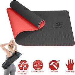 PrimaFit Exercise Mat Yoga Black 183x61cm PrimaFit Exercise Mat Yoga Black 183x61cm