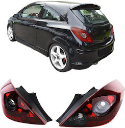 Carro 244032 Πισινά Φανάρια Set Opel Corsa D 3d 2006-2014 Opc Look Κόκκινο Φιμέ Carro 244032 Πισινά Φανάρια Set Opel Corsa D 3d 2006-2014 Opc Look Κόκκινο Φιμέ