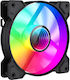 Powertech SP-PT-1309-2 Case Fan 120mm 1200rpm 38.25cfm with ARGB Lighting