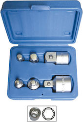 JBM Căpăcel Hexagonal cu Patrat de Prindere 1/2" 1buc