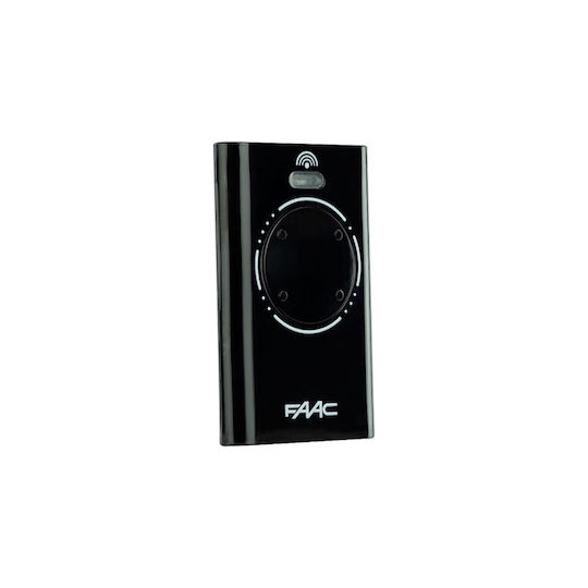 4 Channel Remote Control Xt4 Slh Lr 433 Mhz Black Faac Xt4slh-lr-7870081