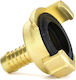 Geka Compatible Brass Claw Connector 1/2” 12/96
