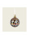 Hanging Ball Ornament Ornament Glass Black 10cm