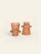 Zweiseitiger Kerzenhalter 6 x 7 cm Beige Beauty Home