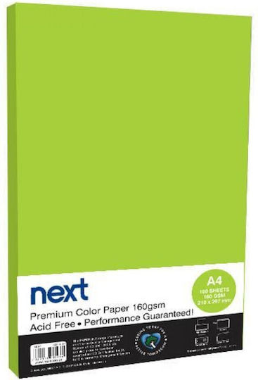 Light Green Photocopy Cardboard A4 160gsm 100 sheets