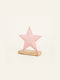 Beauty Home Plastic Christmas Decorative Star 15x16cm Pink
