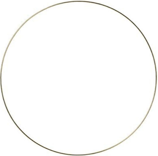 Μεταλλικος Κυκλος Χρυσος 40 Cm Beauty Home