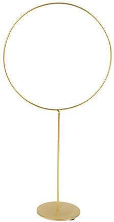 Metallic Gold Circle Base 39 X 19 Cm Beauty Home
