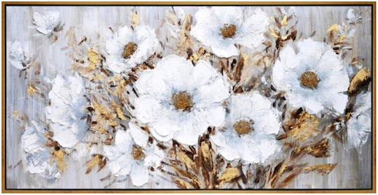 Canvas Painting 122x62x5cm Flowers Forhome 905803 Home