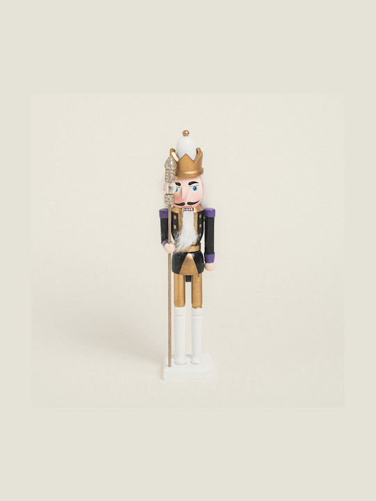 Beauty Home Nutcracker de Crăciun Lemn Negru