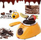 Electric Fondue Pot Brown