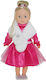 Dimian Doll Fuchsia Dress for 3++ Years 46cm