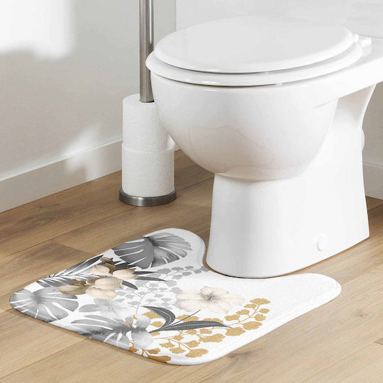 Badematte Toilette L-c Kelly 1802120 Weiß 45x45cm Badematte Toilette L-c Kelly 1802120 Weiß 45x45cm