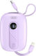 XO PR246 Power Bank 10000mAh 20W Power Delivery Μωβ