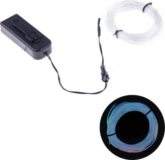El Wire 2.3mm Λευκό Χειριστήριο 2m
