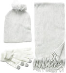 Verde Beanie Γυναικείος Σκούφος Πλεκτός σε Εκρο...