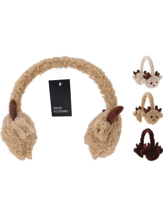 Ohrenschützer Weihnachts-Accessoires mit Muster Rentier 15x19cm.