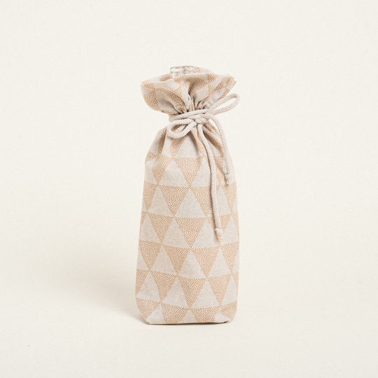 Beauty Home Christmas Bottle Case Beige 33x15cm.