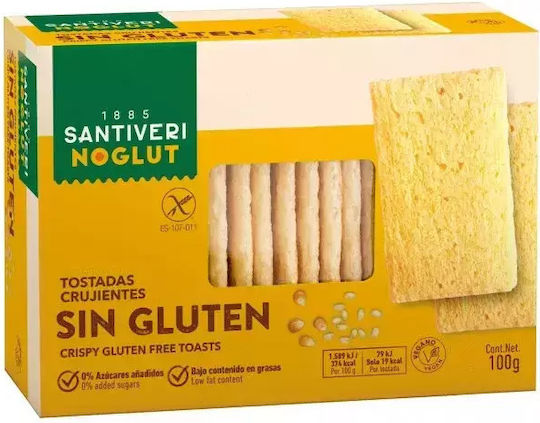 Rice & Corn Crackers Gluten-Free 100g Santiveri