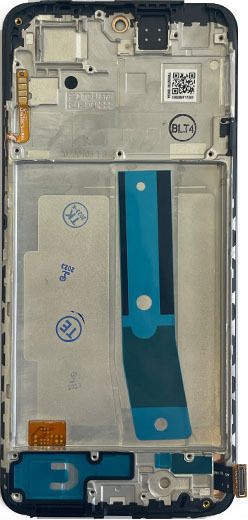 Екран със Сензорен Механизъм и Рамка за Xiaomi Redmi Note 11 (Черен)