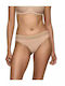 Feel Modal Damen Zeichenfolge mit Spitze Beige