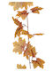 Kaemingk Weihnachtliche Girlande Plastik Gelb 175x15cm 1Stück
