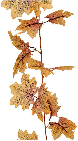 Kaemingk Weihnachtliche Girlande Plastik Gelb 175x15cm 1Stück