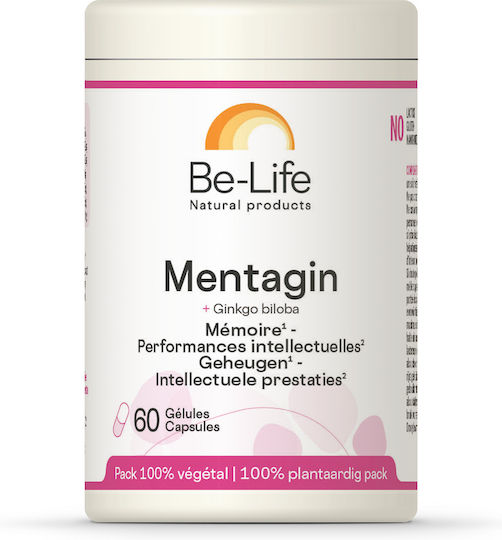 Be-Life Mentagin & Ginkgo Biloba 60 κάψουλες
