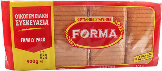 Φορμα Φρυγανια Σιτου Family Pack 500gr